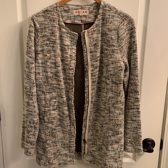 🐆 Anthro Leopard Longline Jacket by Dolan 🐆 - Picture 2 of 8